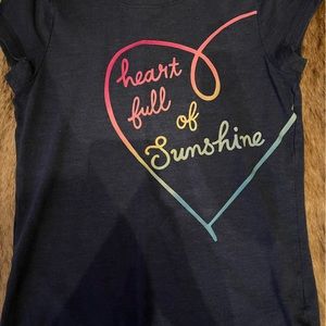 Heart full of Sunshine shirt for girls
